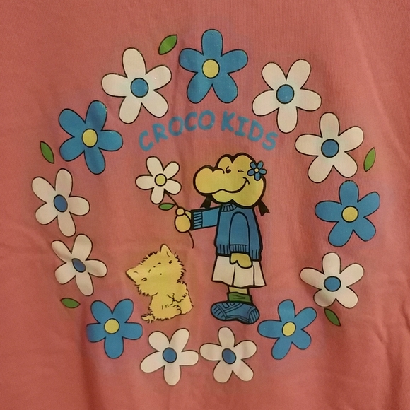 Croco Kids Pink Shirt (Size 14) - Picture 2 of 3